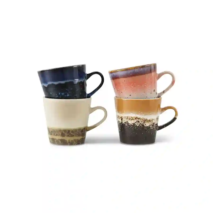 Set 4 tazas americanas Pegasus / HK Living