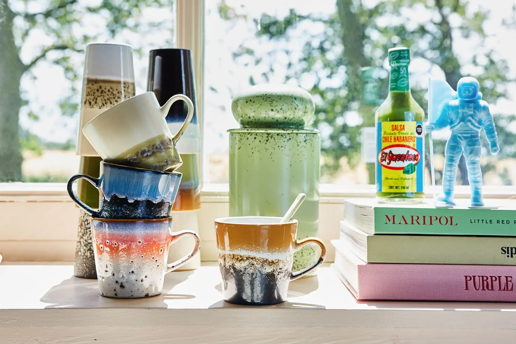 SET 4 AMERICANO MUGS PEGASUS / HK LIVING - Image 2