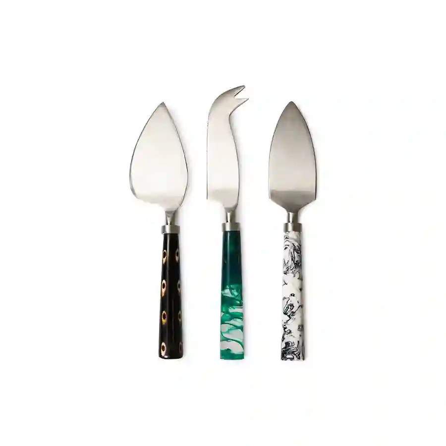 SET 3 CUCHILLOS PARA QUESO / HK LIVING