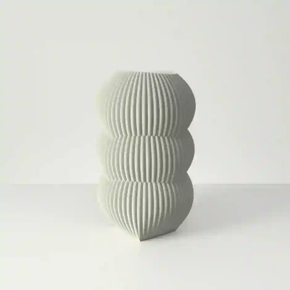 JARRÓN DENA BLANCO L / MENDELEK STUDIO