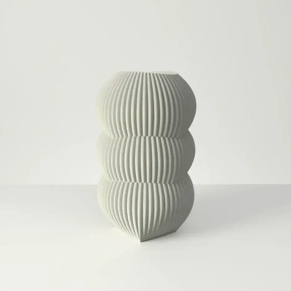 JARRÓN DENA BLANCO L / MENDELEK STUDIO