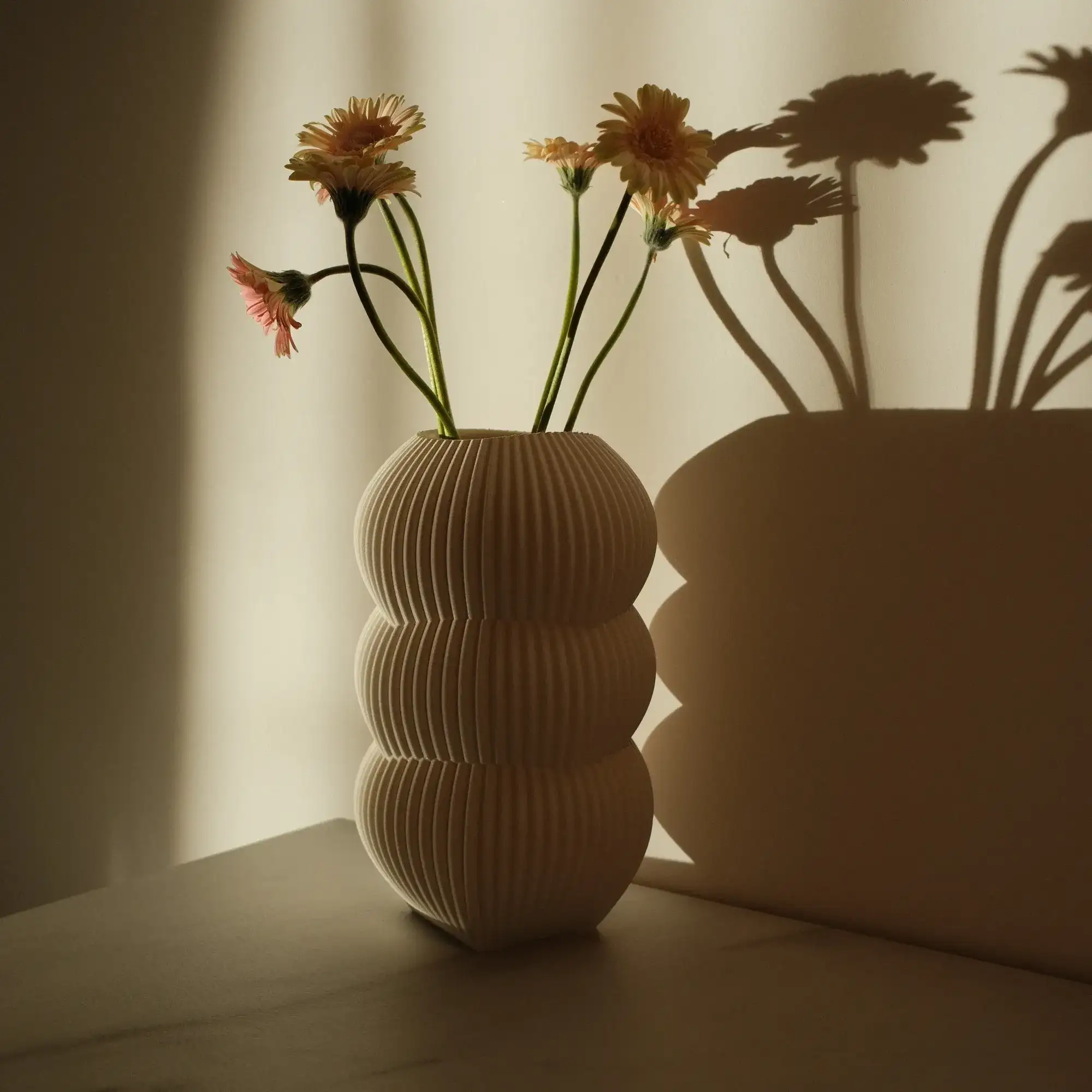 JARRÓN DENA BLANCO L / MENDELEK STUDIO - Imagen 3