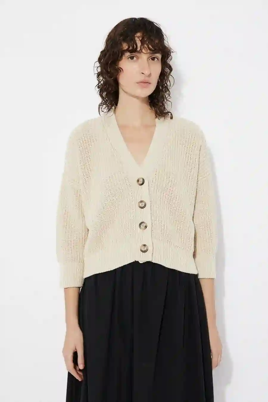 CARDIGAN BEIGE SCLATER RITA ROW