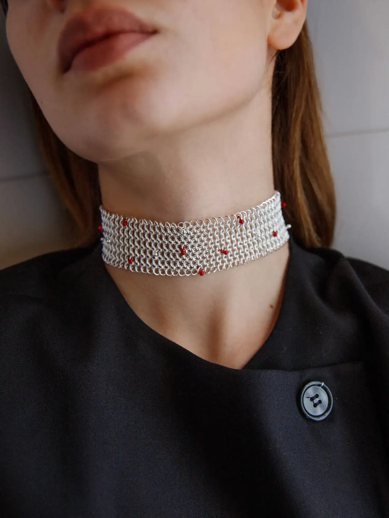 GARGANTILLA CANDY CANE PLATA / SUSMIE'S - Imagen 2