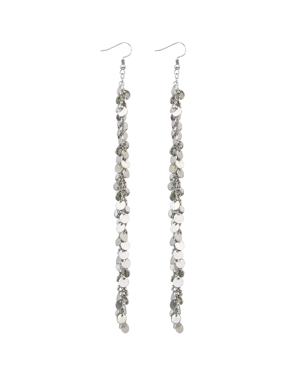 PENDIENTES TINSEL PLATA / SUSMIE'S