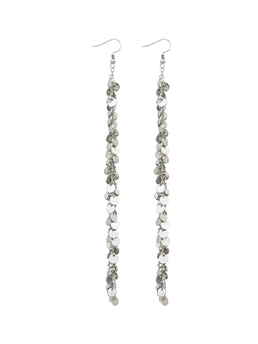Silver Tinsel / Susmie's Earrings