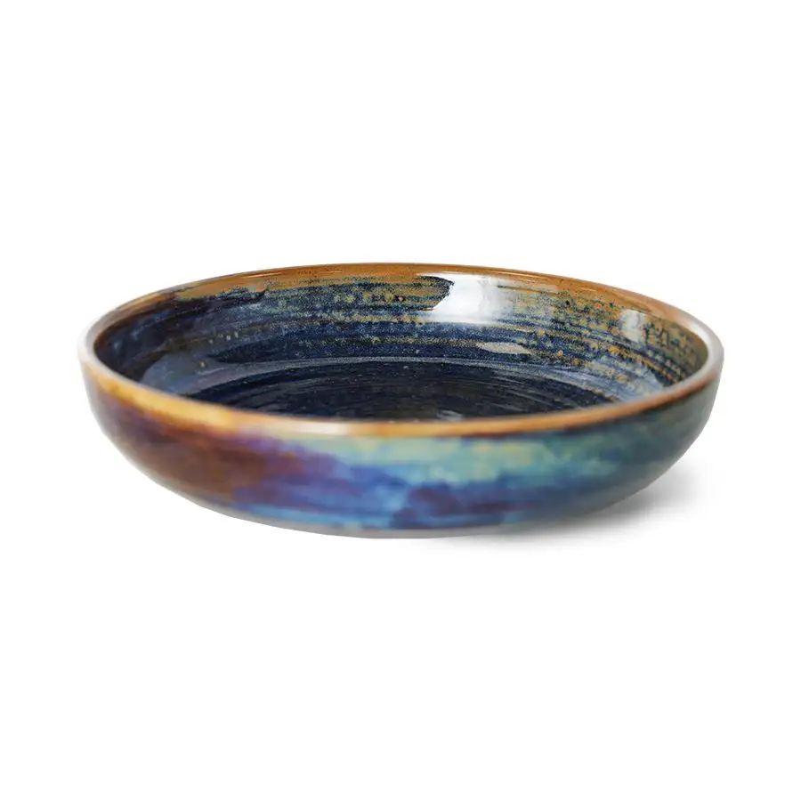 PLATO HONDO CHEF M (RUSTIC BLUE) / HK LIVING - Image 2