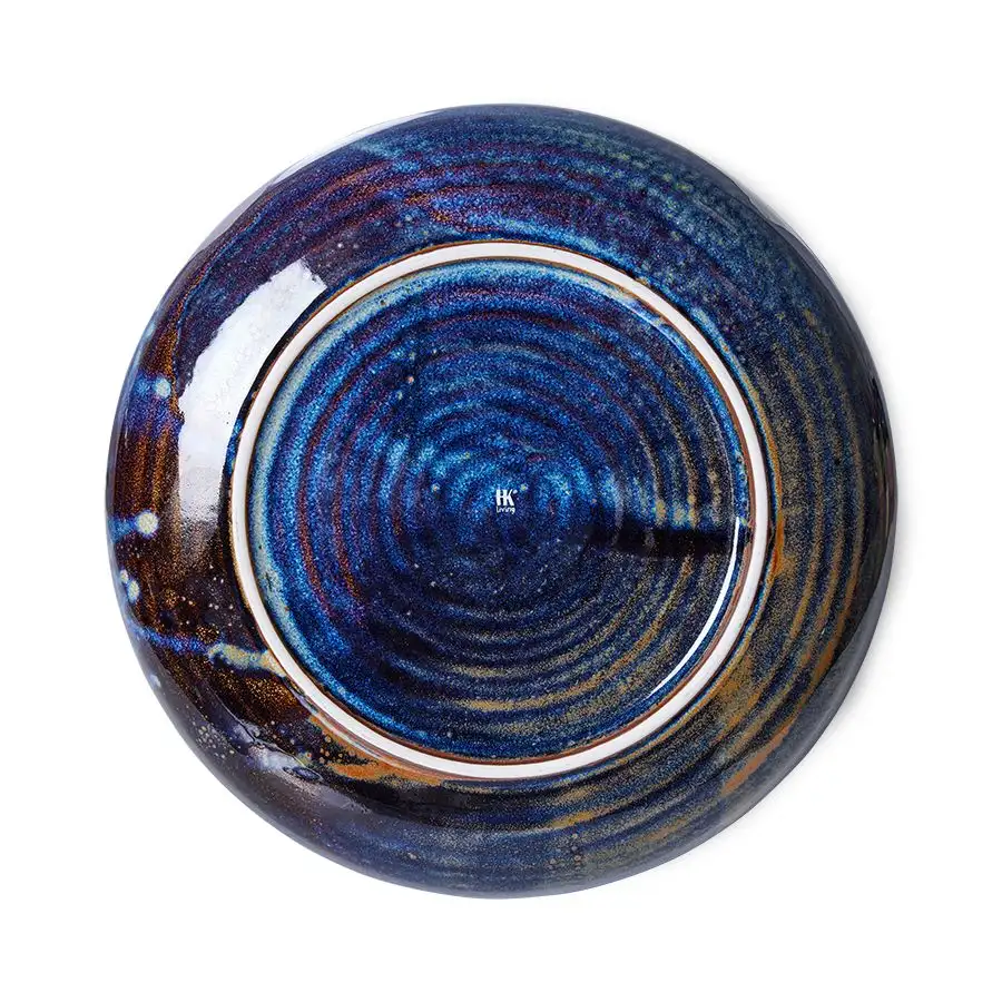 PLATO HONDO CHEF M (RUSTIC BLUE) / HK LIVING - Image 4