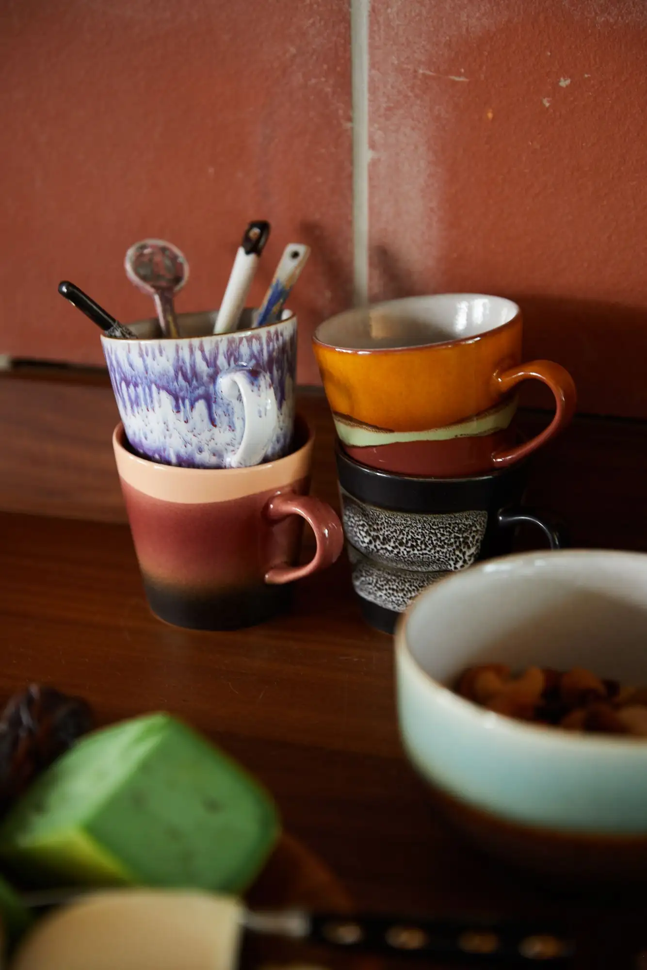 SET 4 AMERICANO MUGS FRICTION / HK LIVING - Image 3
