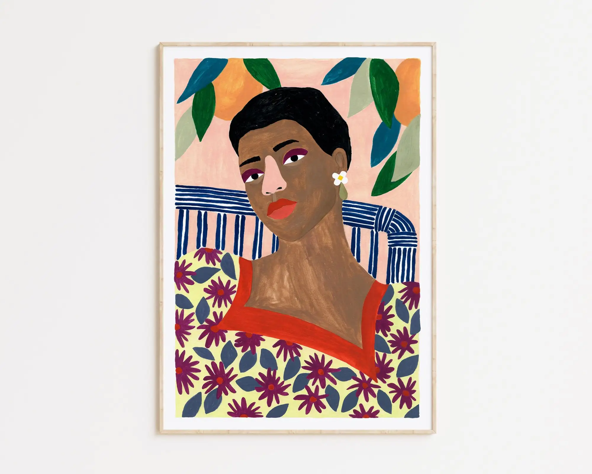 PRINT 'MUJER BAJO UN NARANJO' / DEPEAPA