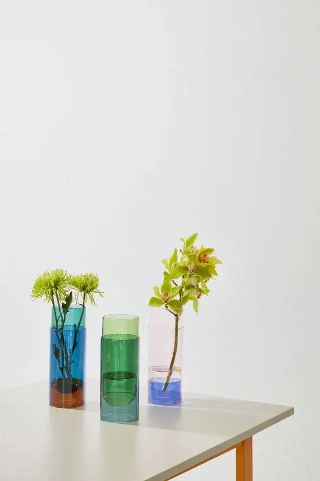 JARRÓN TUBO AZUL L / STUDIO ABOUT - Imagen 4