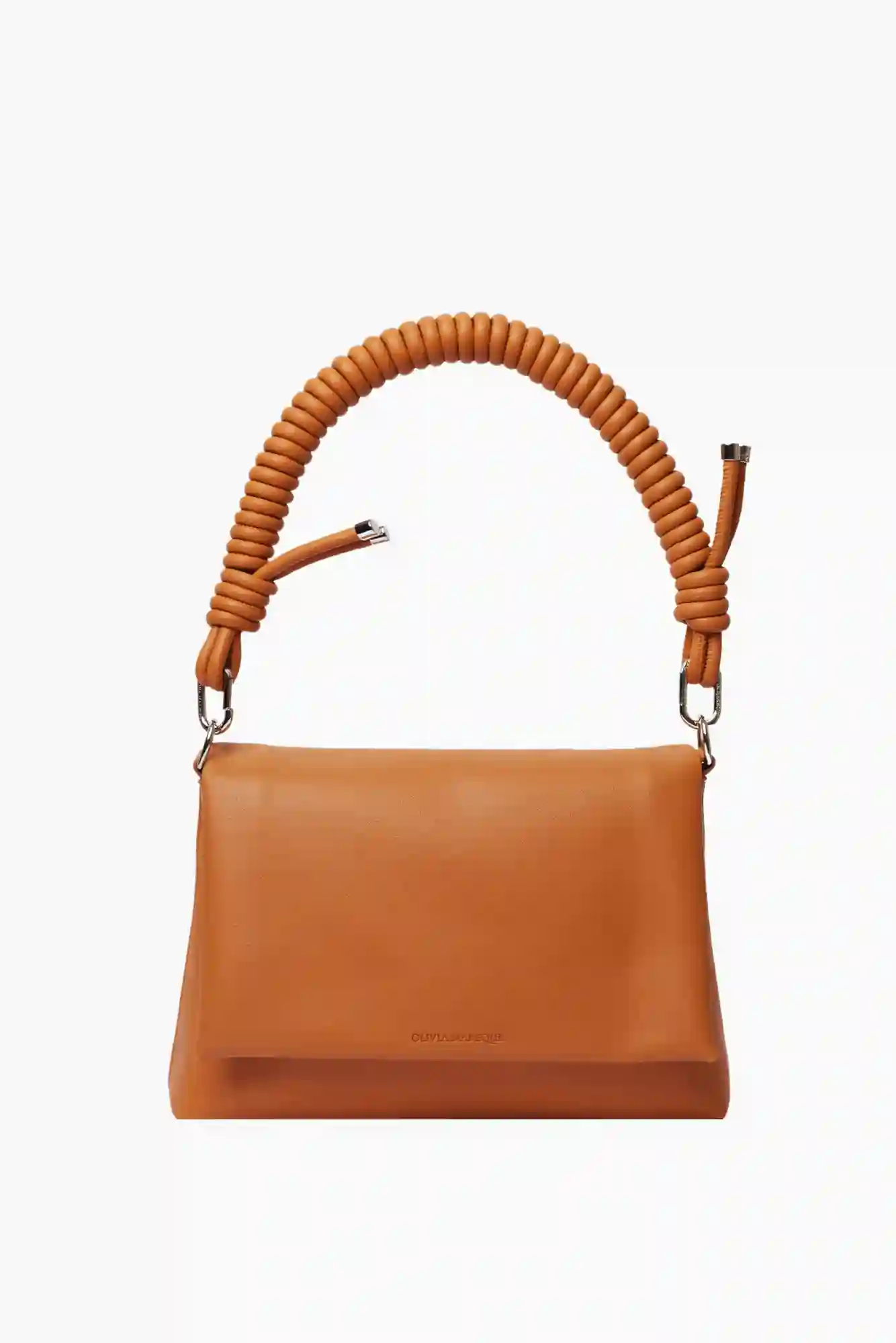 BOLSO OLIVIA (MARRÓN) + CADENA RIZADA HOMBRO / OLIVIA MAREQUE