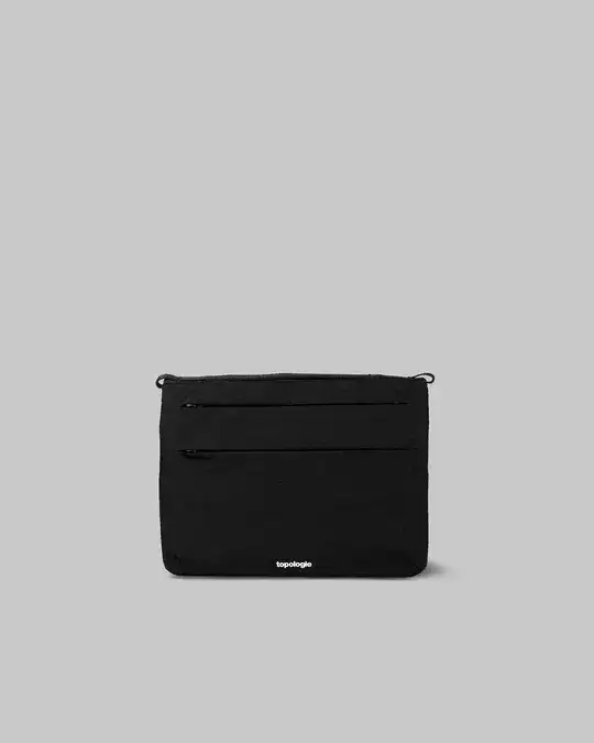Sacoche plano M (Black Tech Sateen) / Topologie