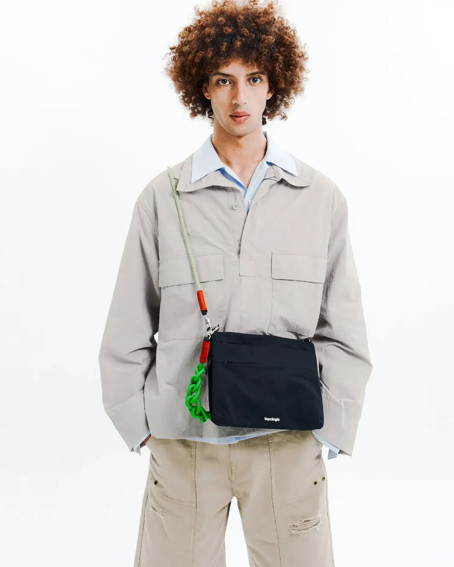 Sacoche plano M (Black Tech Sateen) / Topologie - Imagen 3