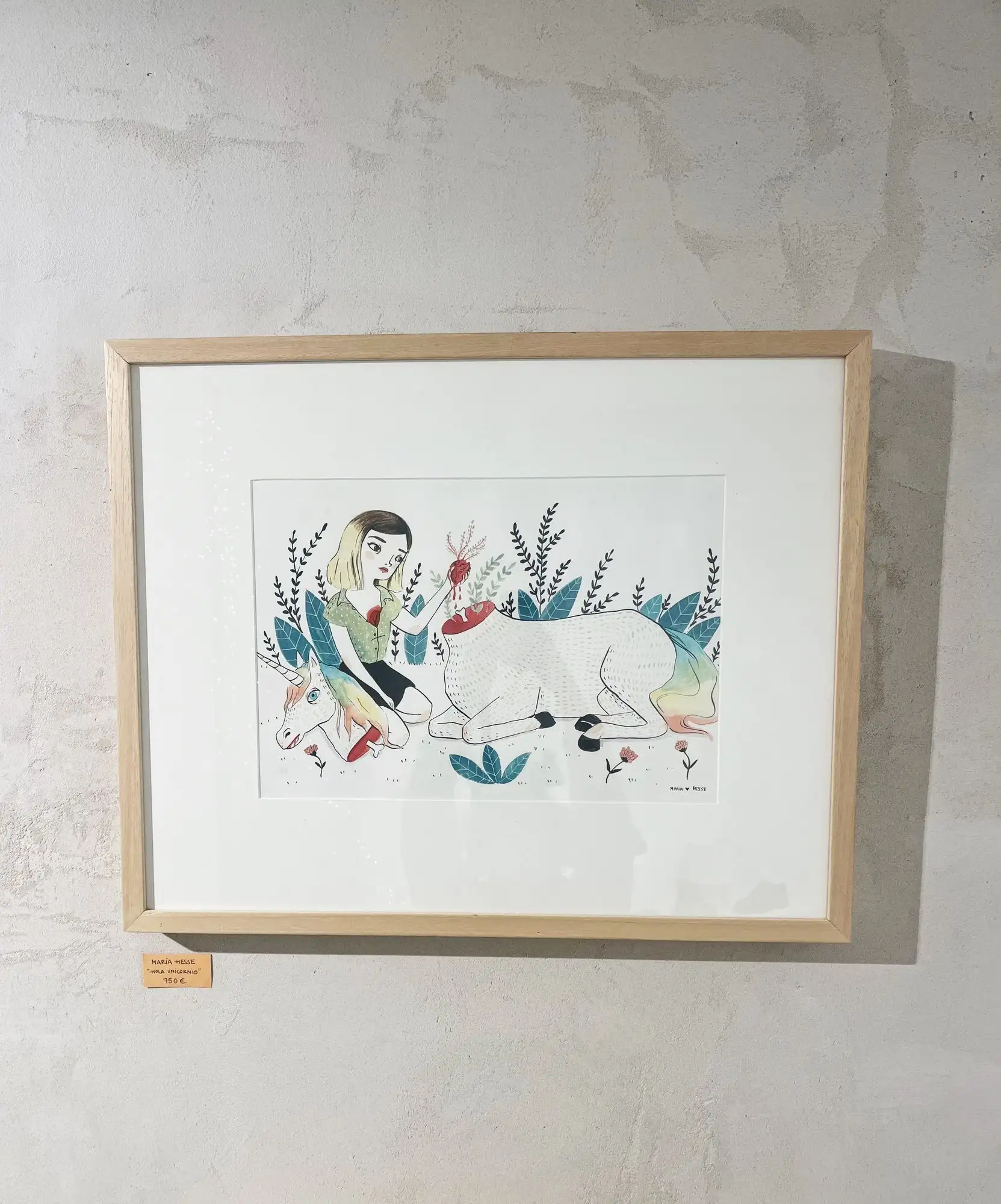 ORIGINAL "HOLA UNICORNIO" / MARIA HESSE