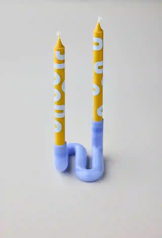 Candelabro Ola Azul / Studio sobre