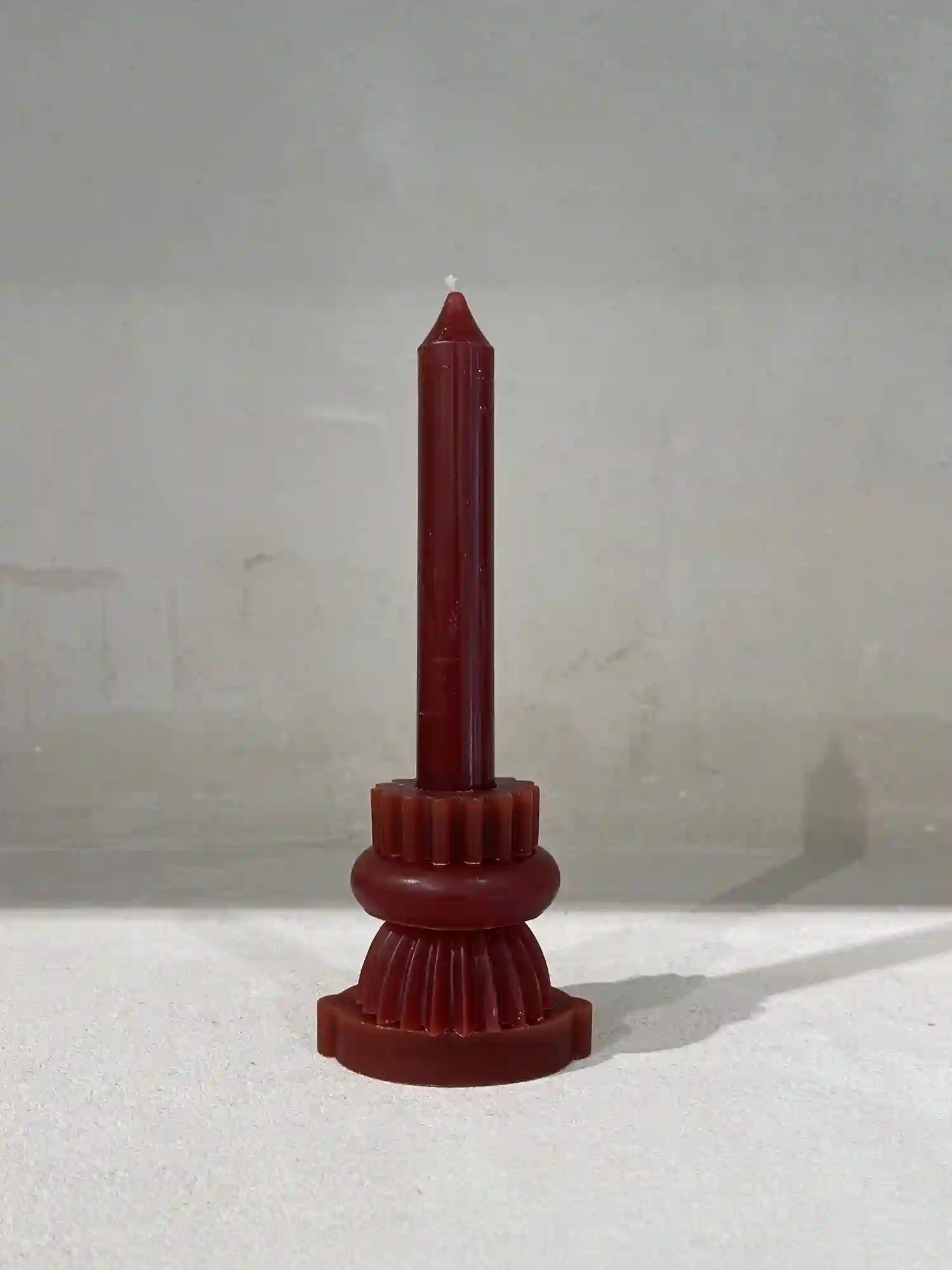 TOTEM MONOCROMO BURDEOS NAVIDAD / CALL ME CANDLE
