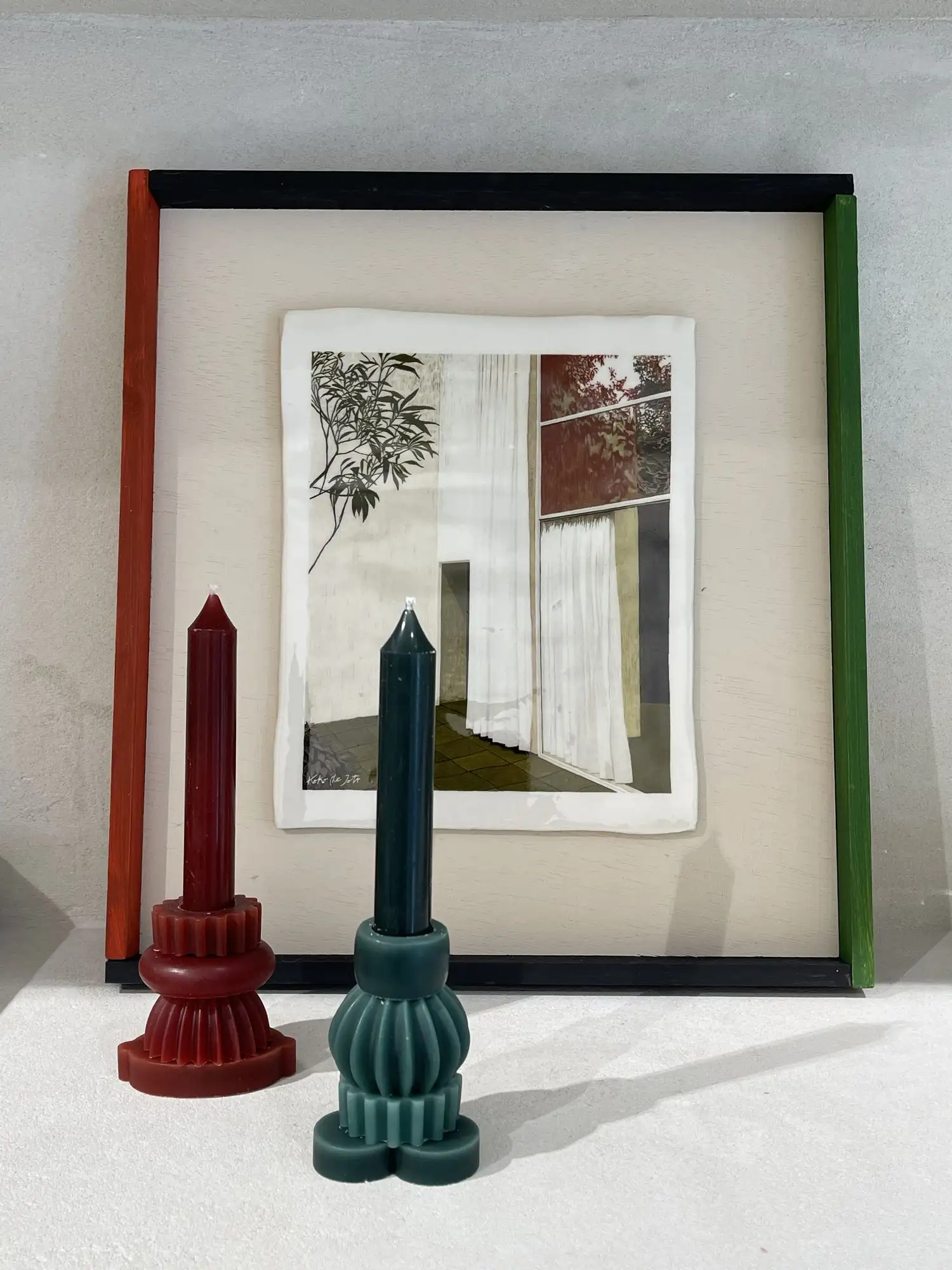 TOTEM MONOCROMO BURDEOS NAVIDAD / CALL ME CANDLE - Imagen 4