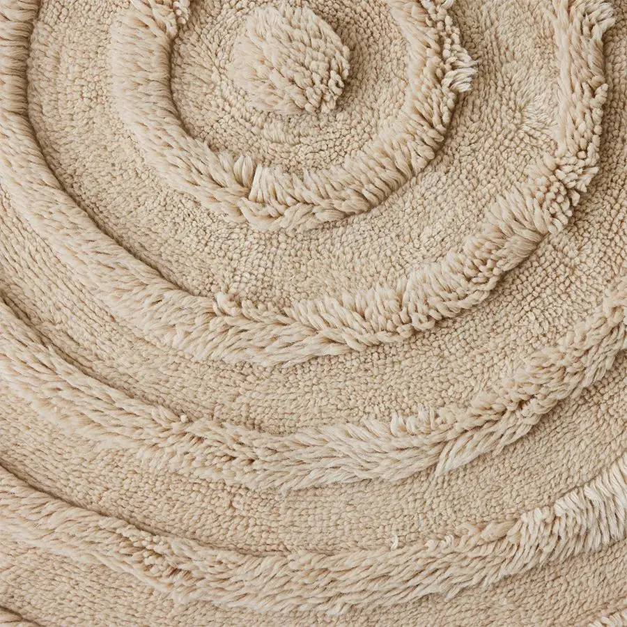 Beige / Hk Living Round Carpet - Image 5