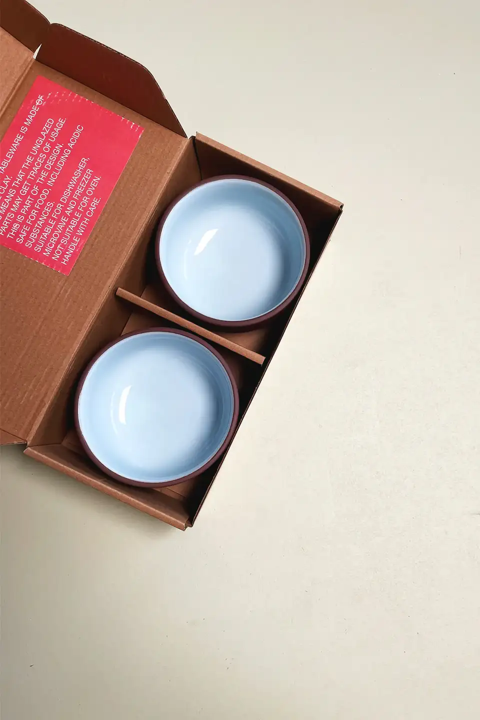 Bowl of mud and blue 2pc/ Studio About - Image 3
