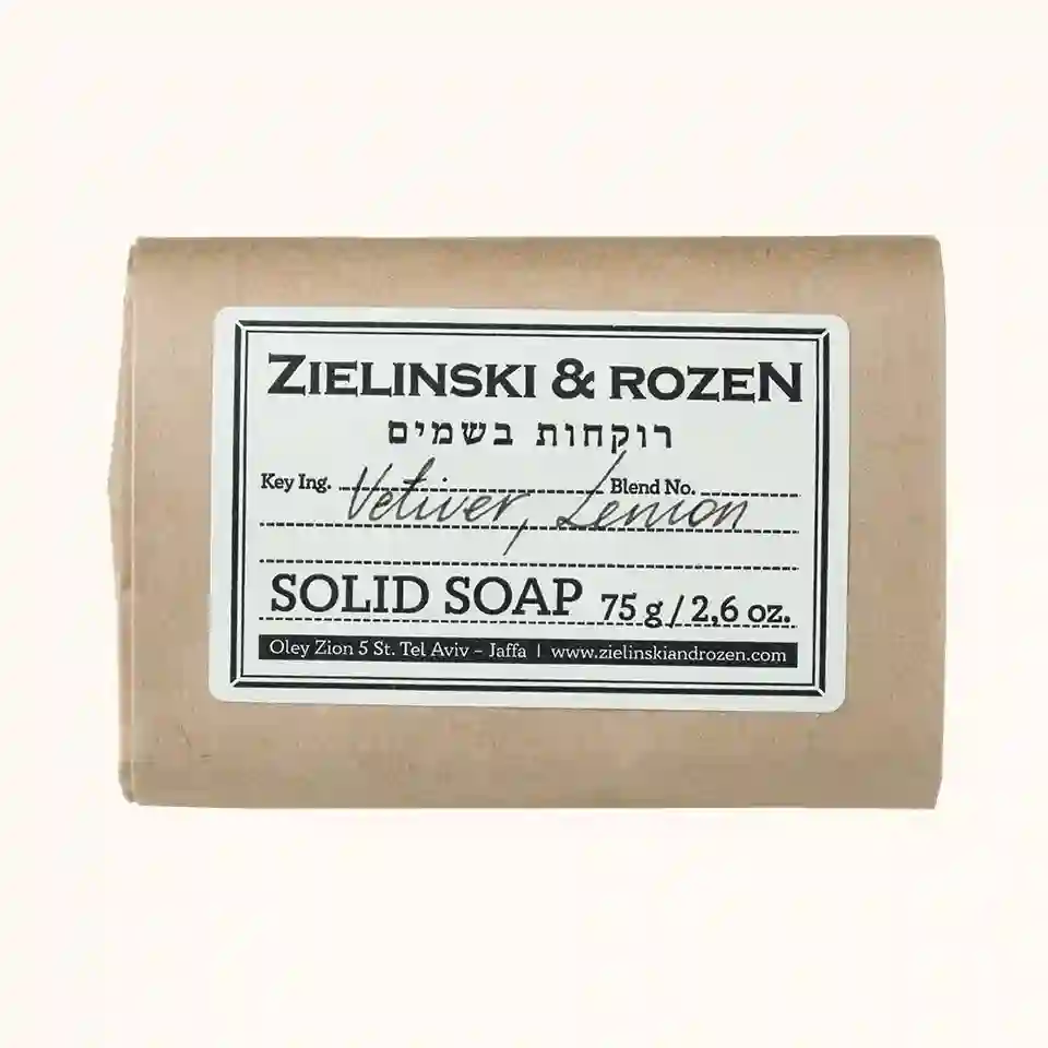 PASTILLA DE JABÓN VETIVER, LEMON / ZIELINSKI & ROZEN