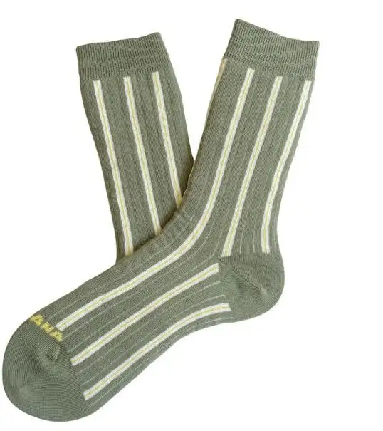 CALCETINES RAYAS VERDE AMARILLO / BAHALANA