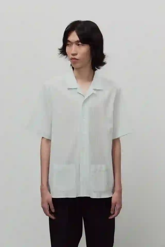CAMISA MANGA CORTA S1 SEERSUCKER RAYAS
