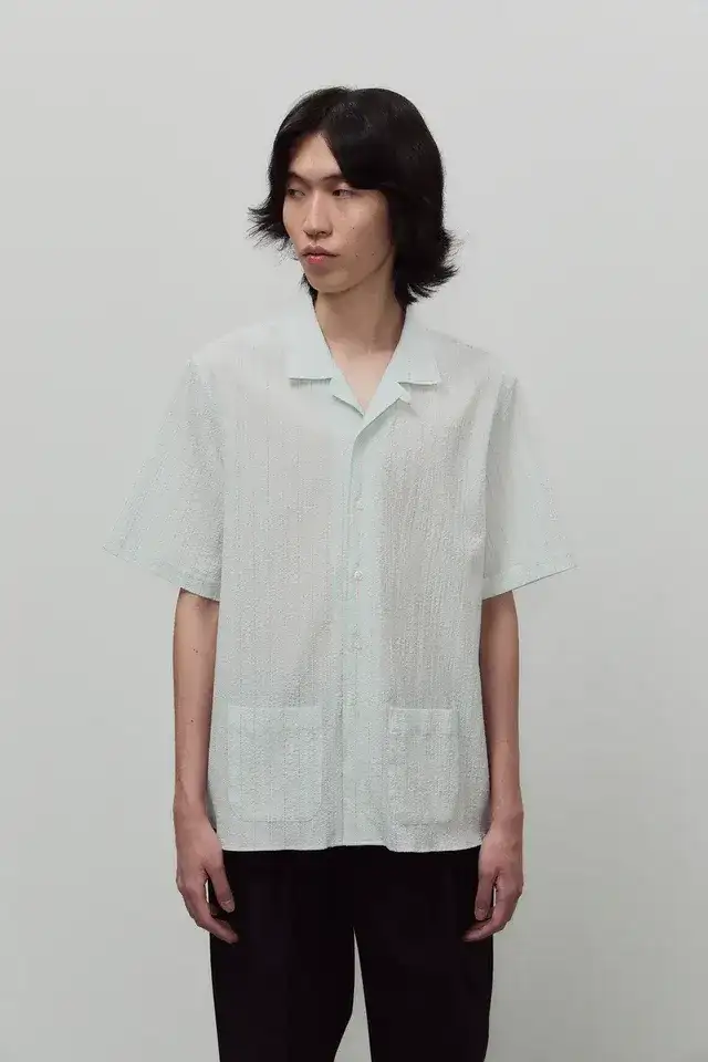 CAMISA MANGA CORTA S1 SEERSUCKER RAYAS