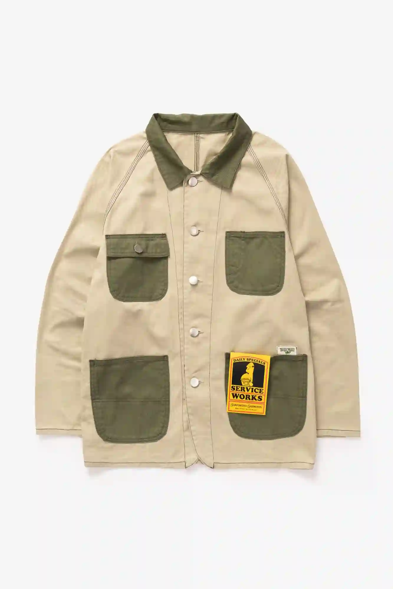CHAQUETA DRILL COVERALL 2.3 OLIVA