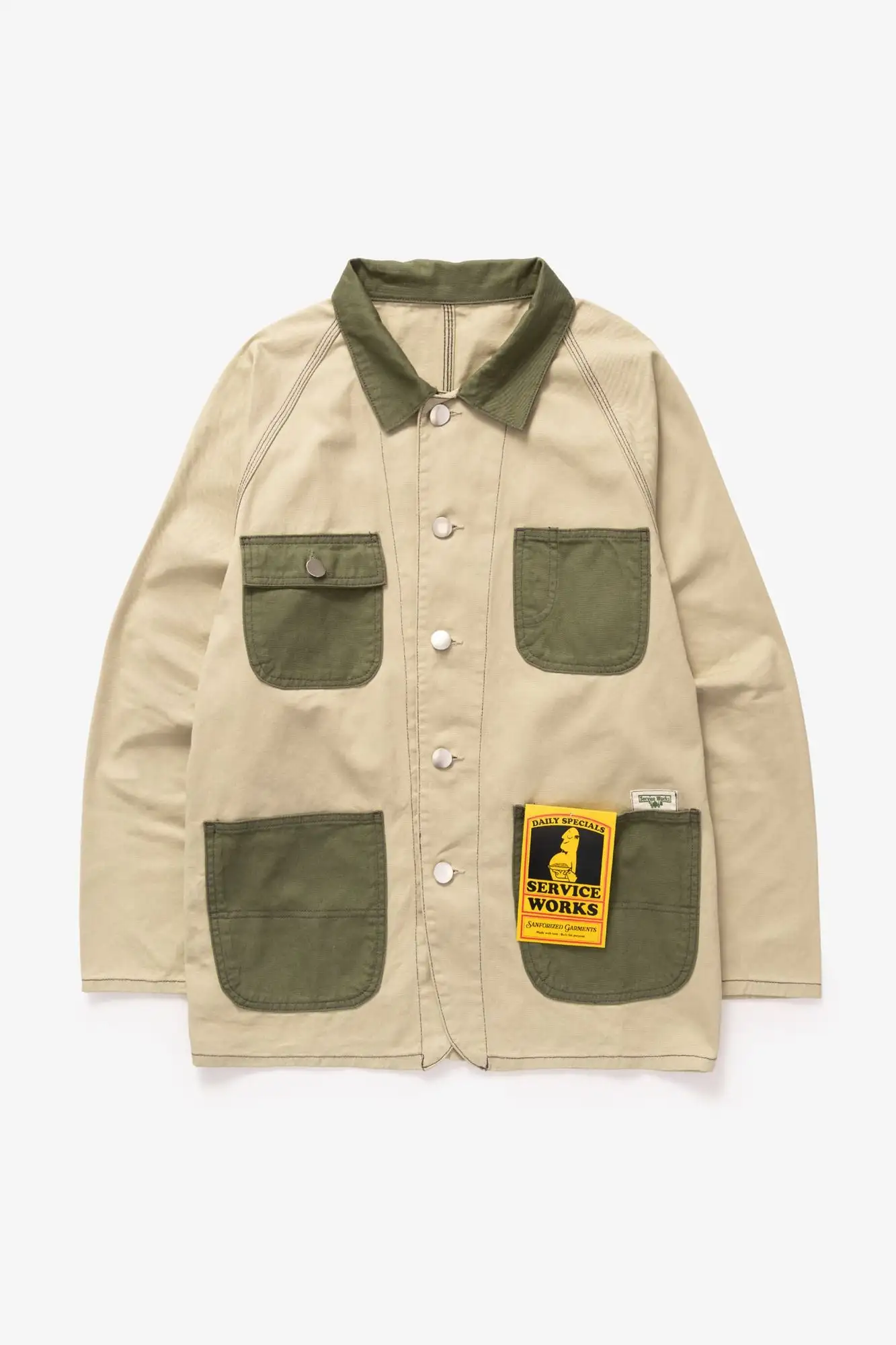 CHAQUETA DRILL COVERALL 2.3 OLIVA
