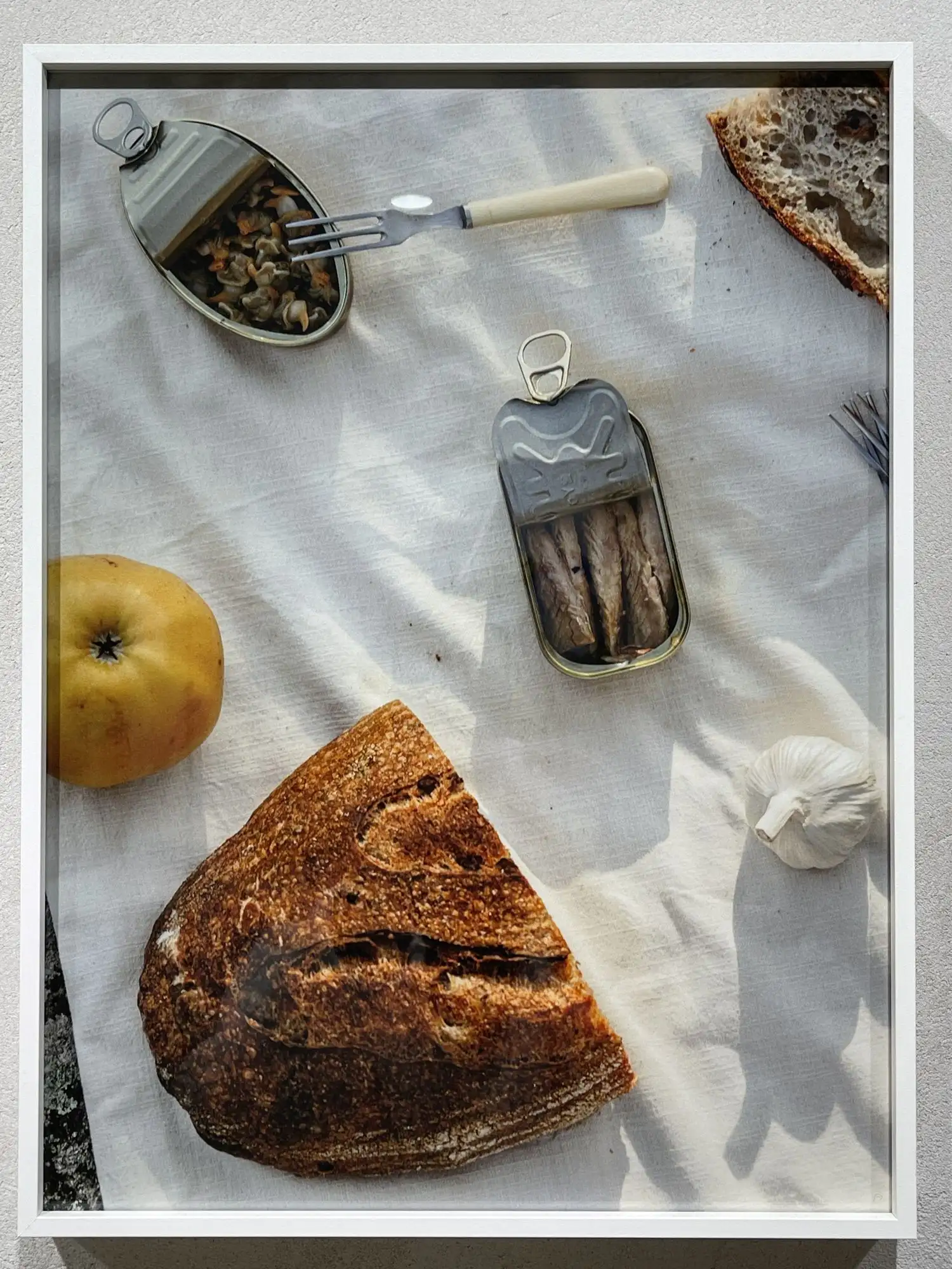 "Picnic in Winter" Framed photography / Inés Grap