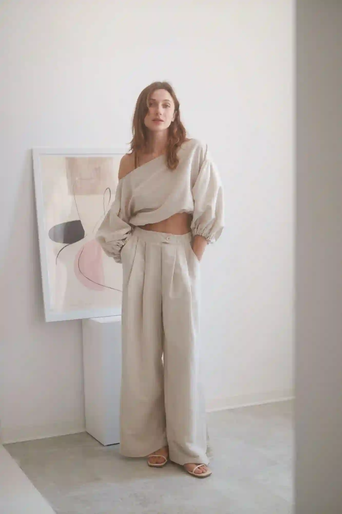 Natural Line Pants / Cossac