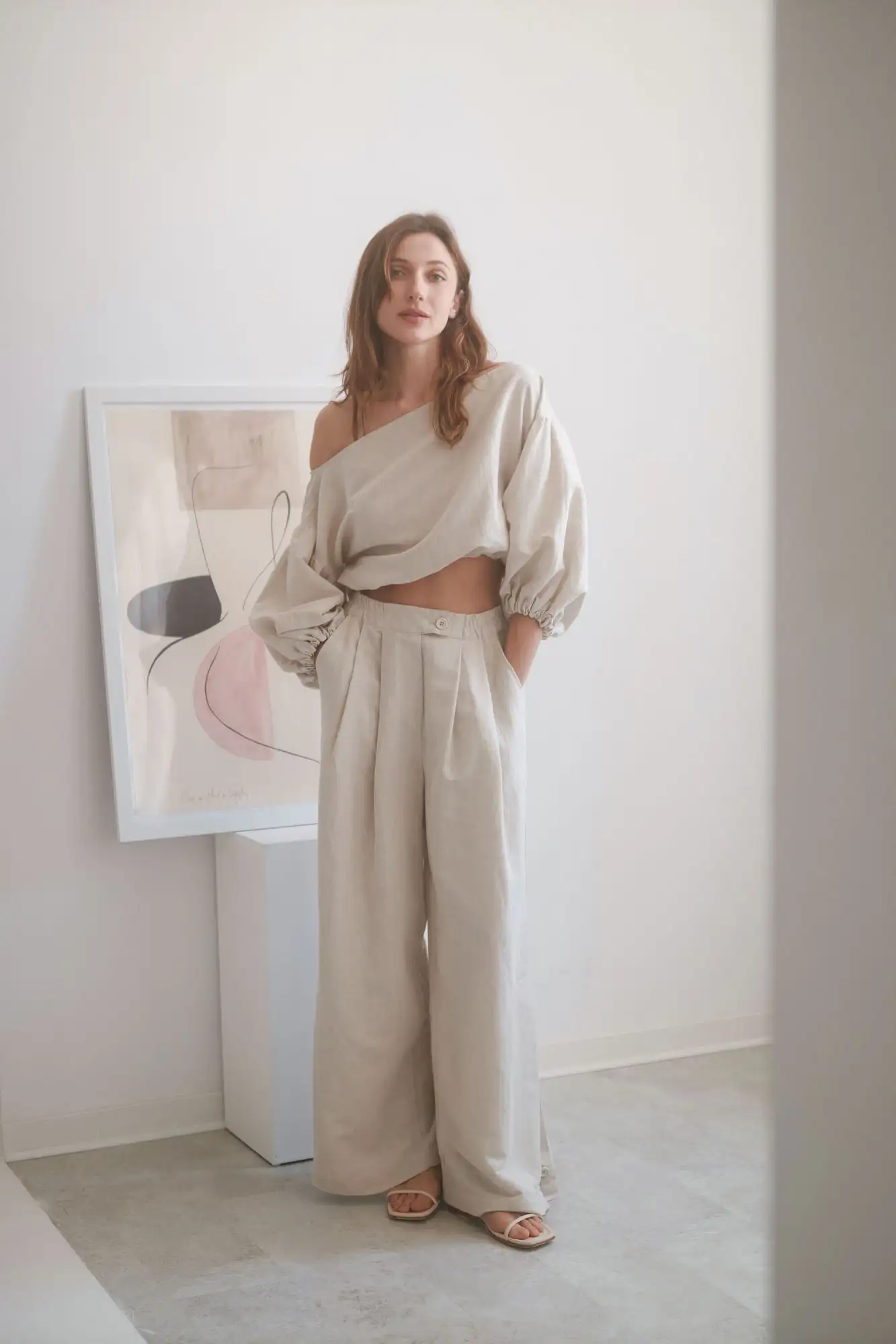 Natural Line Pants / Cossac