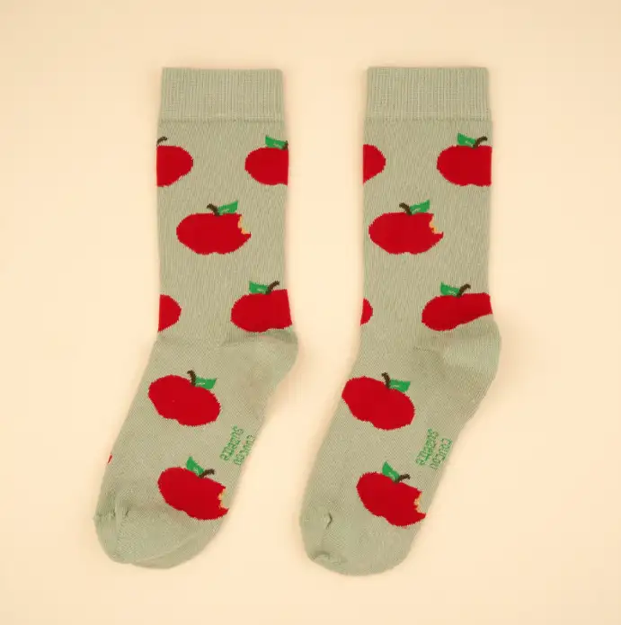 Coua Suzette apples socks
