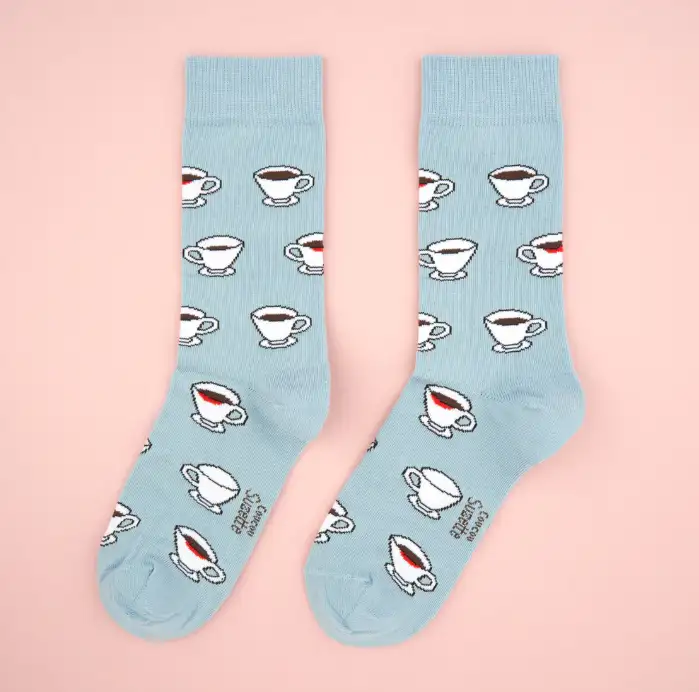 Coucou Suzette socks coffee