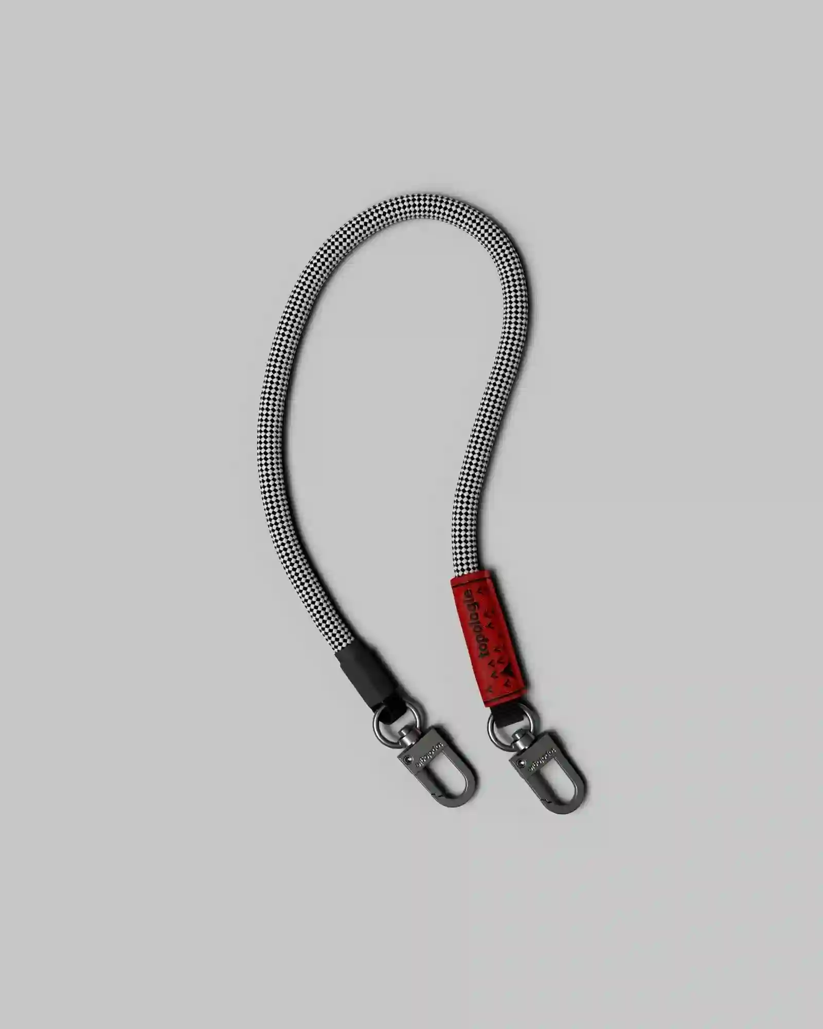 8MM WRIST STRAP (MONOCHROME LATTICE) / TOPOLOGIE