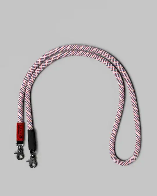 10MM ROPE STRAP (RED WHITE BLUE LATTICE) / TOPOLOGIE
