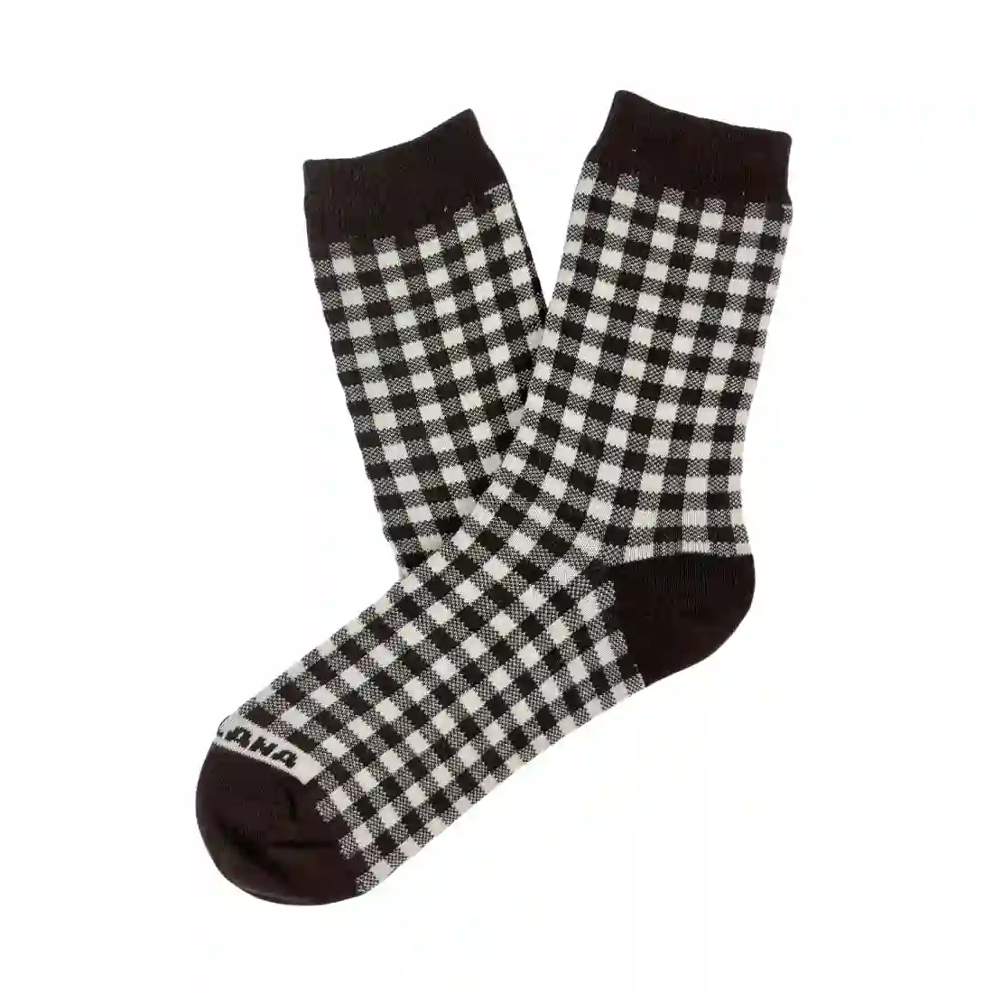 CALCETINES VICHY MARRÓN / BAHALANA