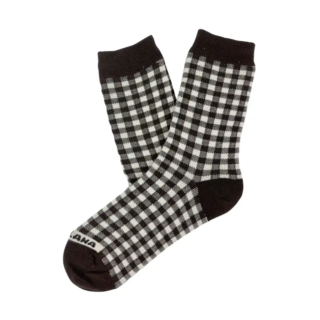 CALCETINES VICHY MARRÓN / BAHALANA