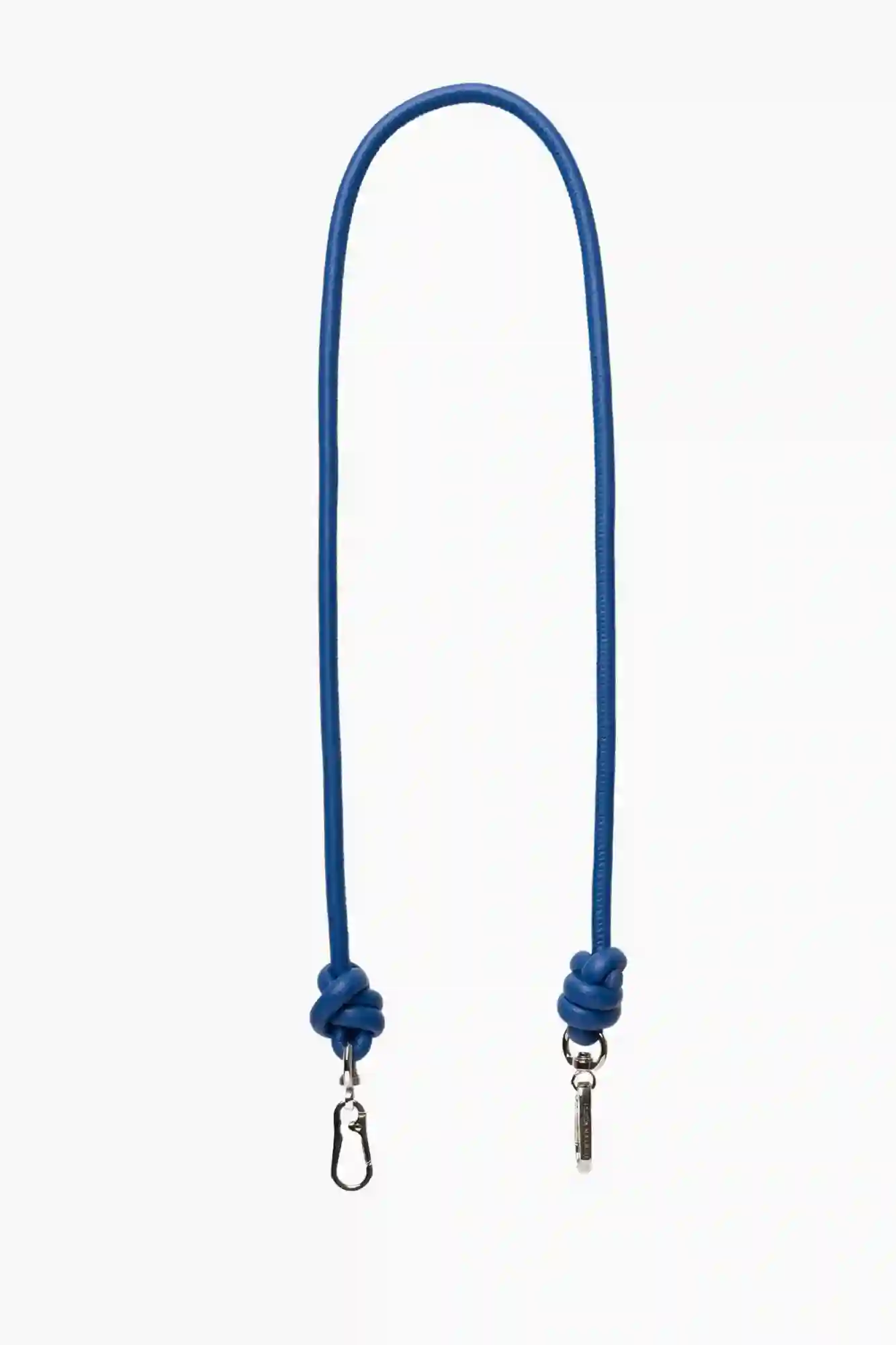 CADENA PIEL NUDO BANDOLERA AZUL OSCURO / OLIVIA MAREQUE