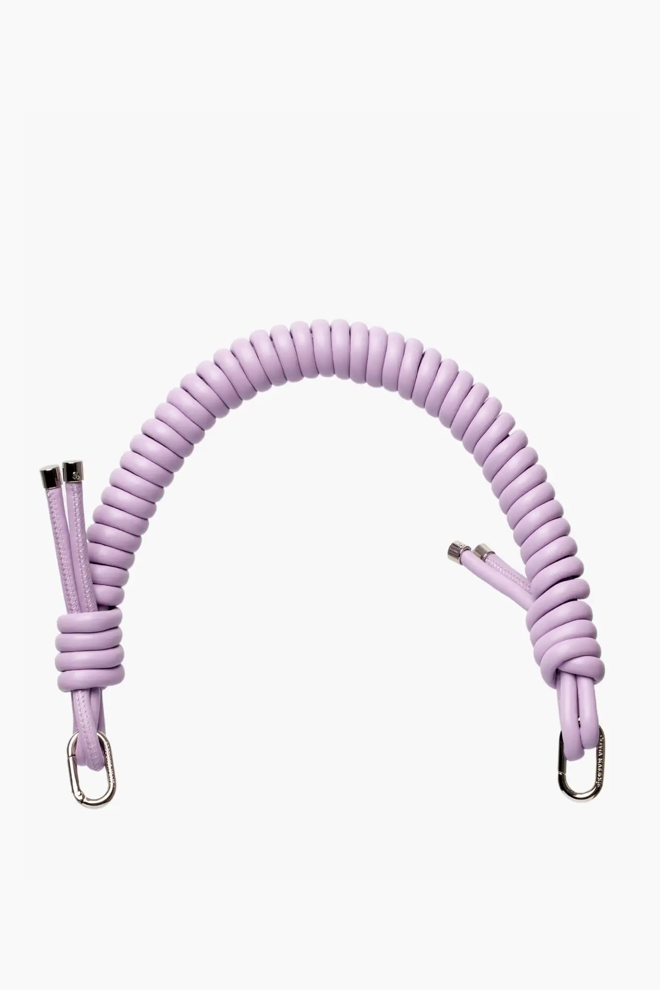 CADENA PIEL RIZADA HOMBRO LILA / OLIVIA MAREQUE