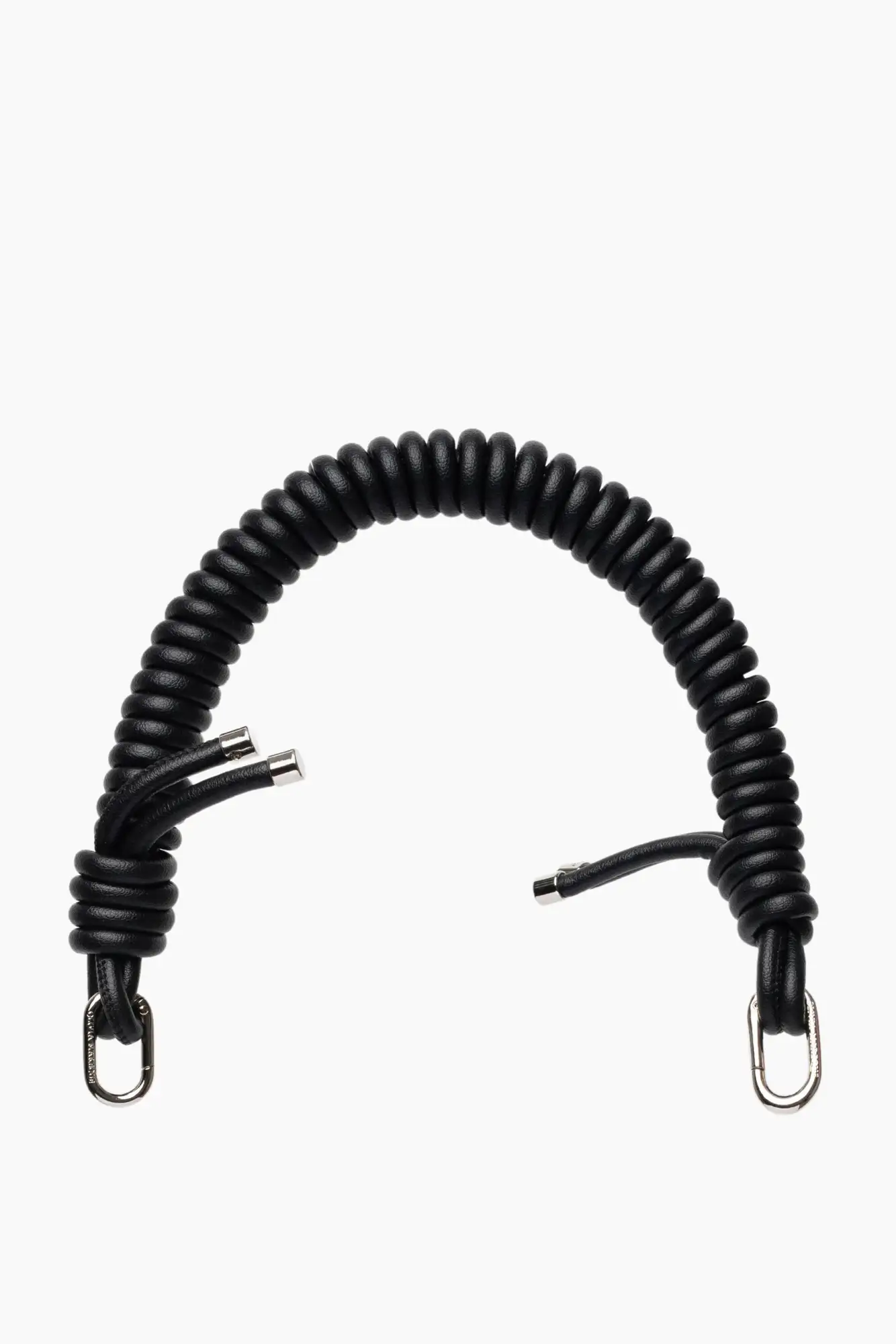 CADENA PIEL RIZADA HOMBRO NEGRA / OLIVIA MAREQUE