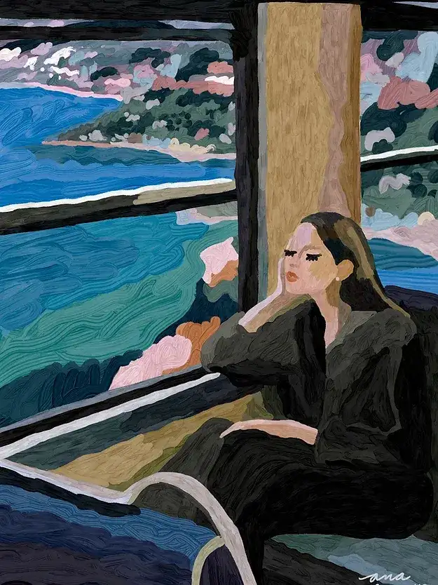 "TRAIN DREAM" PRINT / ANA CLERICI