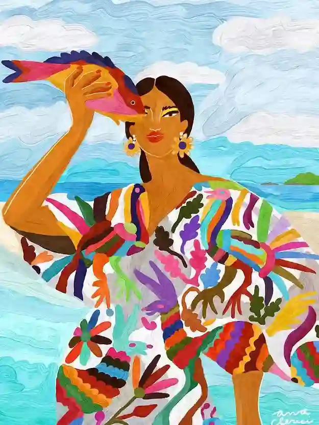 "COLORES MEXICANOS" PRINT / ANA CLERICI