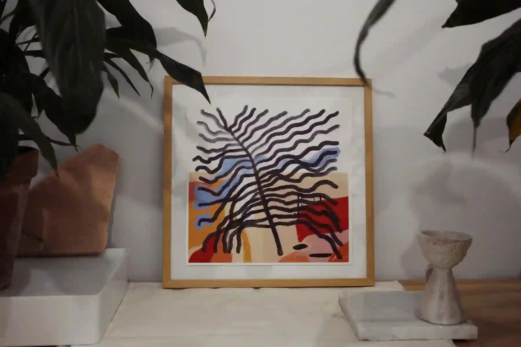 "ABSTRACT LEAVE" PRINT / KOKO CHE JOTA
