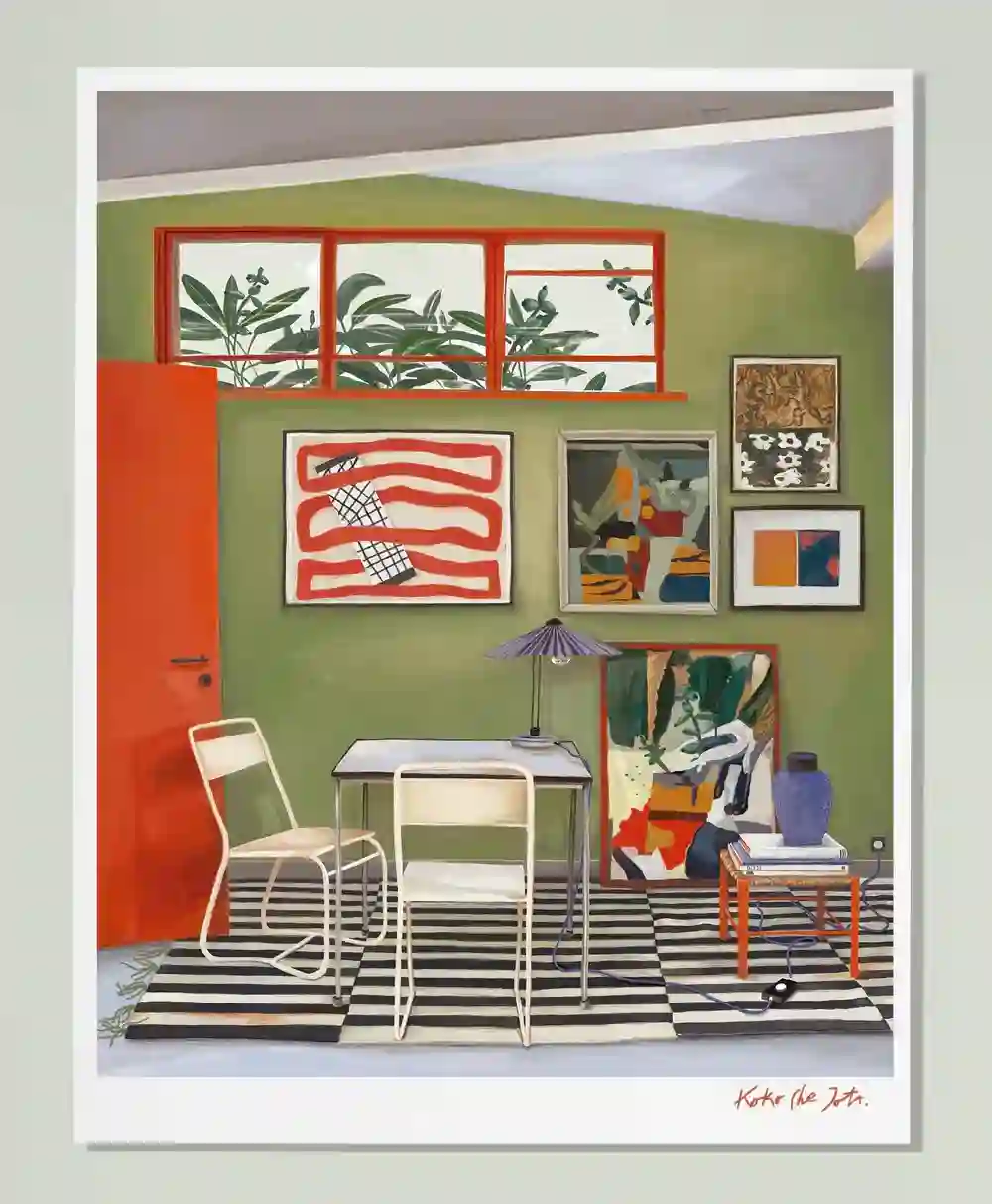"Henning's House" print / koko che jota