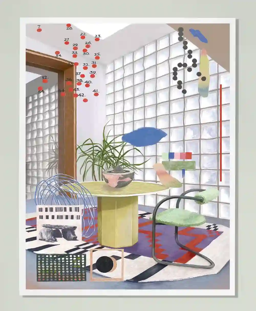 "HUMA'S HOUSE" PRINT / KOKO CHE JOTA