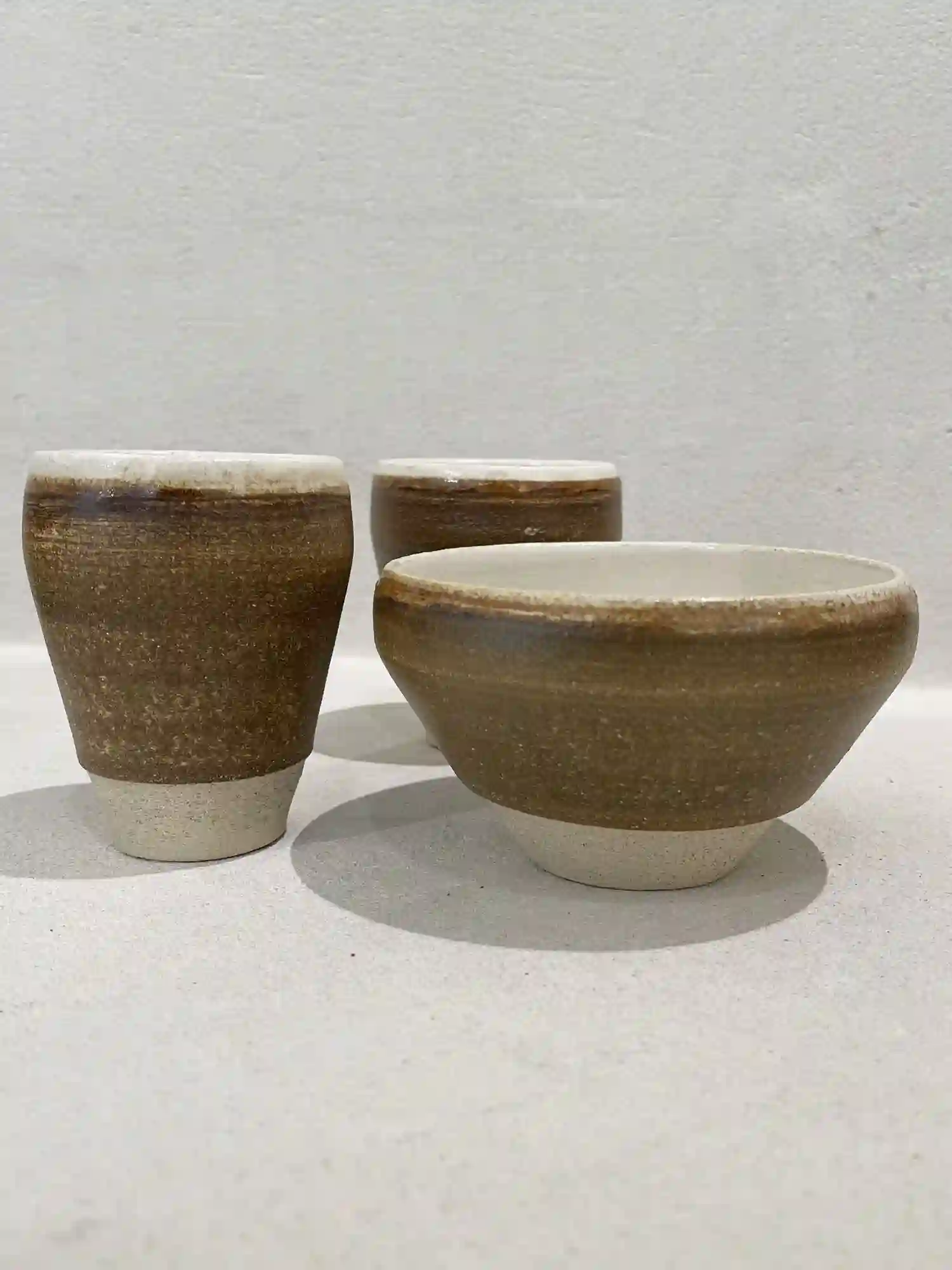 PACK 2 VASOS Y CUENCO PEQUEÑO / SANTI SAHLI