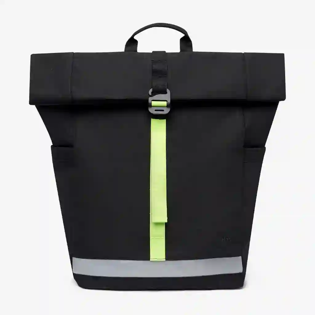 MOCHILA LARS ROLL VANDRA (BLACK LIME RIPSTOP) / LEFRFIK