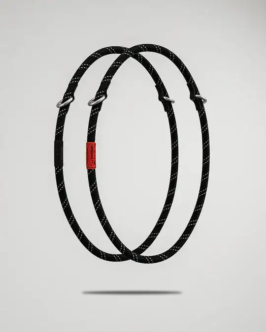 10MM ROPE LOOP (BLACK REFLECTIVE) / TOPOLOGIE